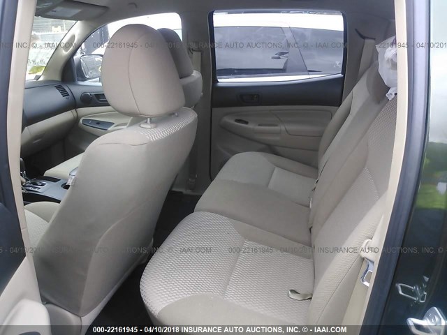 3TMLU4EN6CM082699 - 2012 TOYOTA TACOMA DOUBLE CAB მწვანე ფოტო 8
