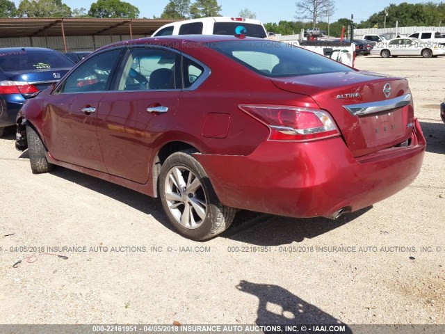 1N4AL3AP2DN402500 - 2013 NISSAN ALTIMA 2.5/S/SV/SL RED photo 3