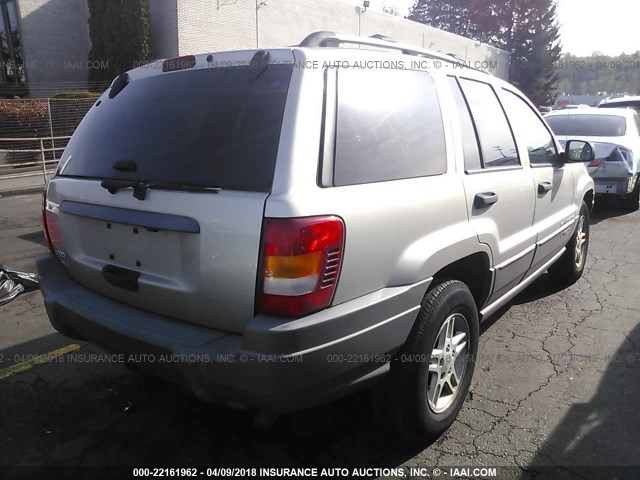 1J4GW48S83C612938 - 2003 JEEP GRAND CHEROKEE LAREDO TAN photo 4