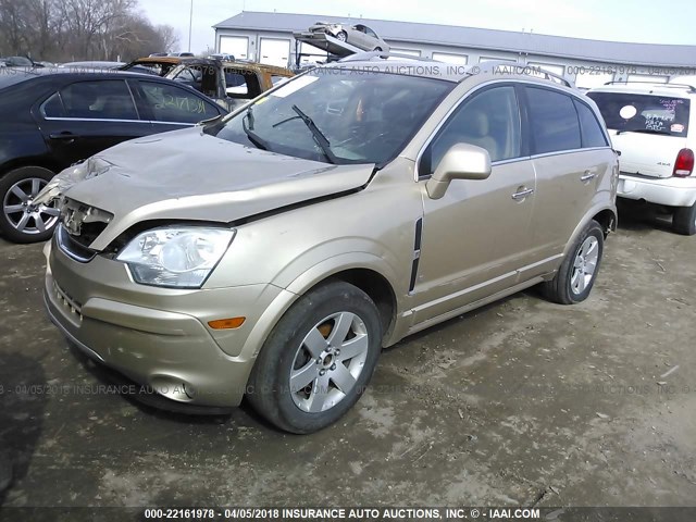 3GSDL73728S548634 - 2008 SATURN VUE XR TAN photo 2