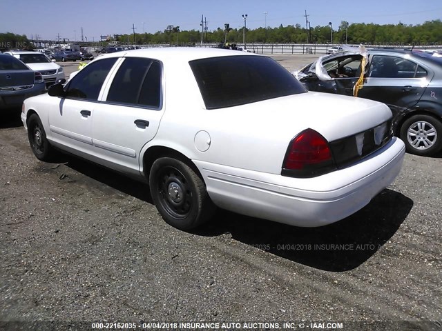 2FAFP71V88X134721 - 2008 FORD CROWN VICTORIA POLICE INTERCEPTOR WHITE photo 3