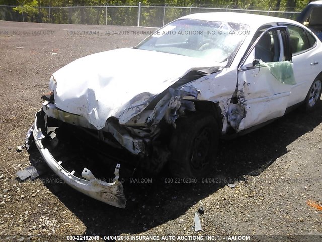 2G4WC552X61152076 - 2006 BUICK LACROSSE CX WHITE photo 6