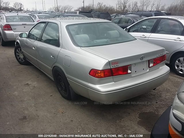 4T1BG22K61U062183 - 2001 TOYOTA CAMRY CE/LE/XLE 银色 照片 3