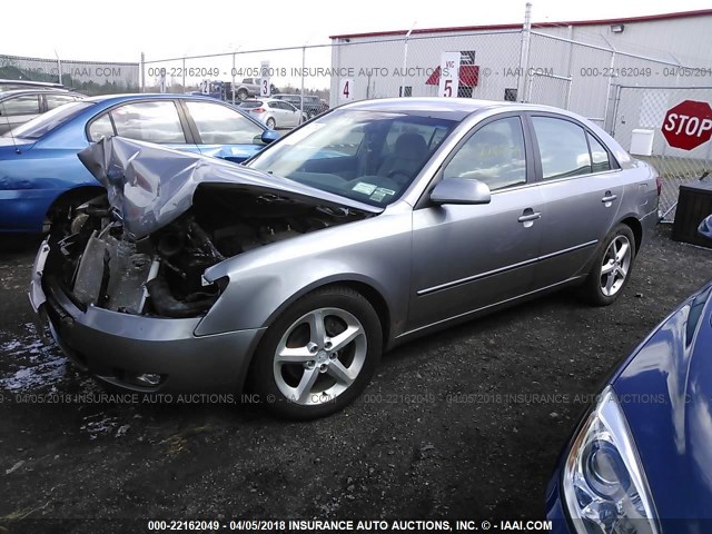 5NPEU46F87H224112 - 2007 HYUNDAI SONATA SE/LIMITED GRAY photo 2