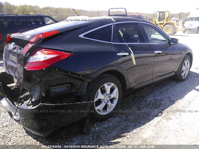 5J6TF1H54BL004033 - 2011 HONDA ACCORD CROSSTOUR EXL BLACK photo 4