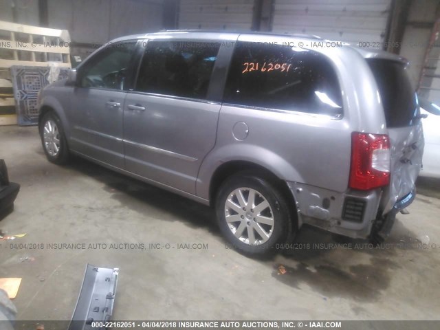 2C4RC1BG4DR706723 - 2013 CHRYSLER TOWN & COUNTRY TOURING SILVER photo 3