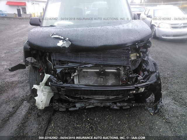 JTLKT324254001155 - 2005 TOYOTA SCION XB შავი ფოტო 6