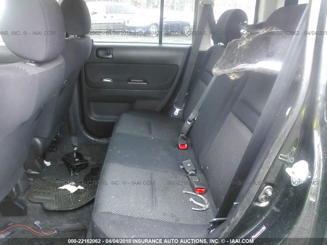 JTLKT324254001155 - 2005 TOYOTA SCION XB შავი ფოტო 8