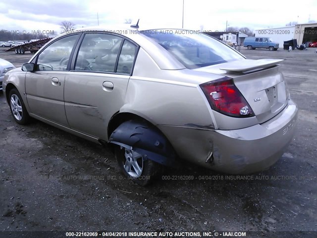 1G8AJ55F37Z125862 - 2007 SATURN ION LEVEL 2 Qızıl foto 3
