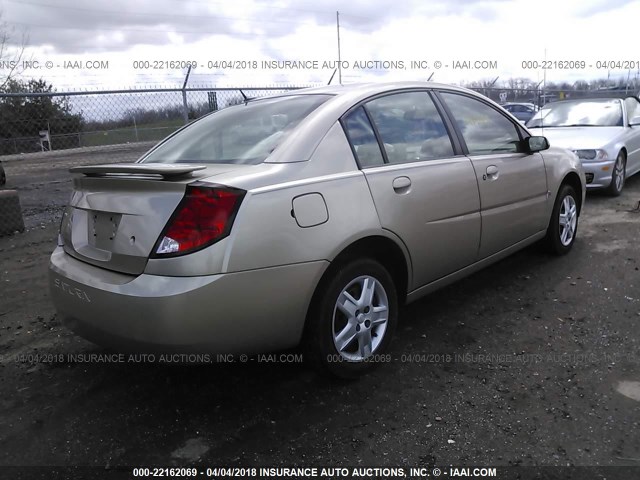 1G8AJ55F37Z125862 - 2007 SATURN ION LEVEL 2 Qızıl foto 4