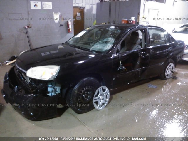 1G1ZS51F06F298954 - 2006 CHEVROLET MALIBU LS 黑色 照片 2