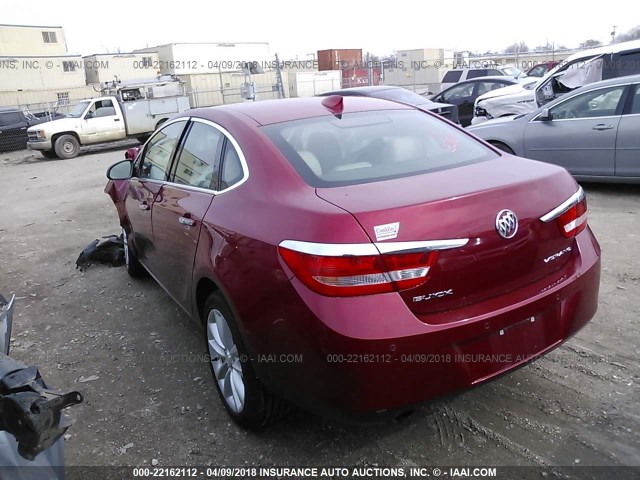 1G4PS5SK9H4114373 - 2017 BUICK VERANO RED photo 3
