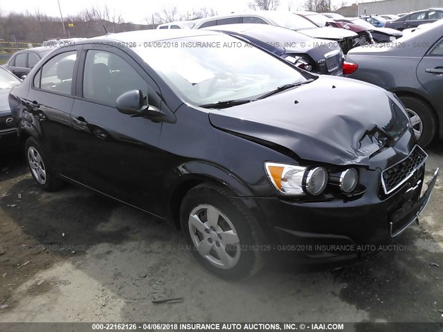 1G1JA5SGXD4200917 - 2013 CHEVROLET SONIC LS 黑色 照片 1