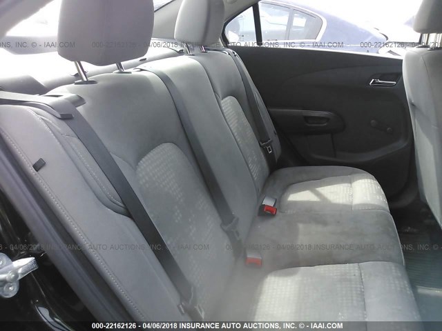 1G1JA5SGXD4200917 - 2013 CHEVROLET SONIC LS 黑色 照片 8
