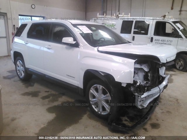 2GKFLSEK0H6254466 - 2017 GMC TERRAIN SLE WHITE photo 1