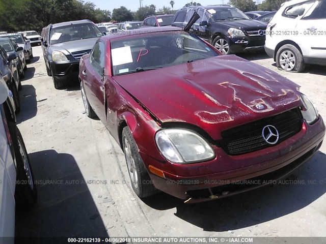 WDBKK47F7YF145483 - 2000 MERCEDES-BENZ SLK 230 KOMPRESSOR RED photo 1