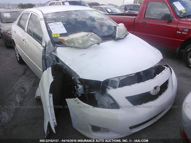 1NXBU4EE1AZ231147 - 2010 TOYOTA COROLLA S/LE/XLE WHITE photo 1