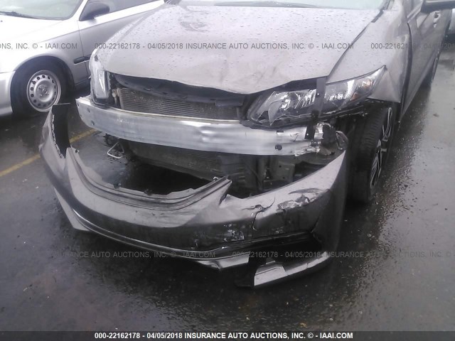 19XFB2F83FE207012 - 2015 HONDA CIVIC EX GRAY photo 6