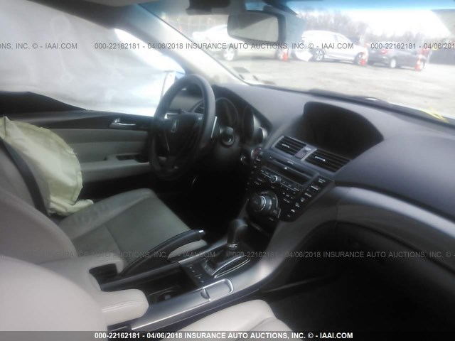 19UUA9F71CA005456 - 2012 ACURA TL SILVER photo 5