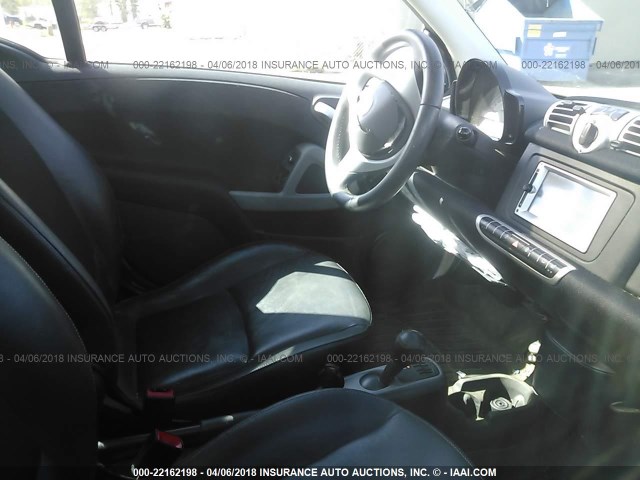 WMEEJ3BA9DK620156 - 2013 SMART FORTWO PURE/PASSION BLUE photo 5