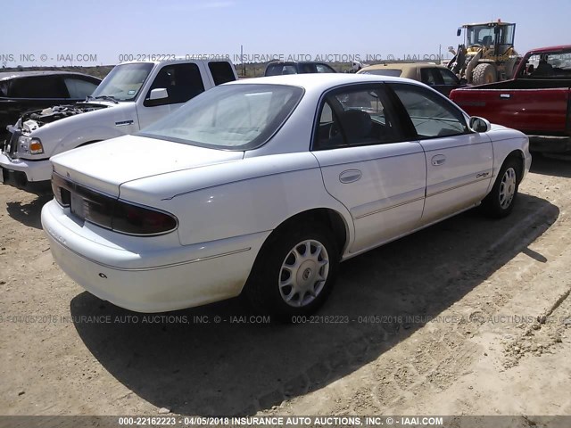 2G4WS52J9Y1162809 - 2000 BUICK CENTURY CUSTOM WHITE photo 4