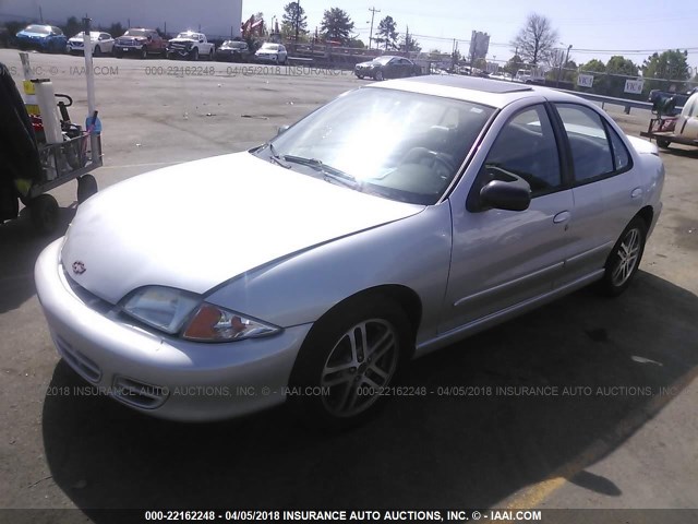 1G1JC524027358159 - 2002 CHEVROLET CAVALIER CNG SILVER photo 2