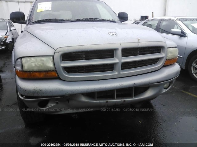 1B4HS28Y4WF196465 - 1998 DODGE DURANGO SILVER photo 6