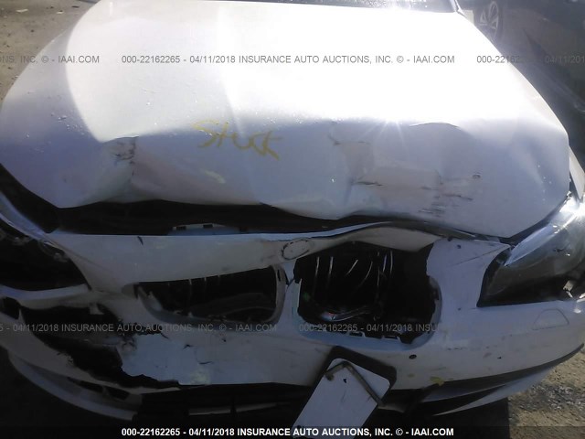 WBA5A7C50ED615065 - 2014 BMW 528 XI WHITE photo 10