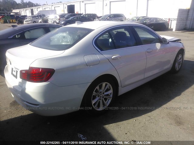 WBA5A7C50ED615065 - 2014 BMW 528 XI WHITE photo 4