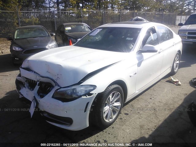WBA5A7C50ED615065 - 2014 BMW 528 XI WHITE photo 6