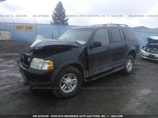 1FMZU73K43ZB50657 - 2003 FORD EXPLORER XLT/XLT SPORT/NBX BLACK photo 2