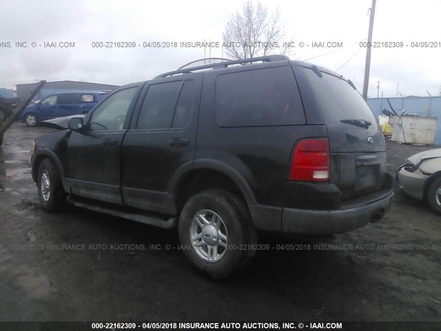 1FMZU73K43ZB50657 - 2003 FORD EXPLORER XLT/XLT SPORT/NBX BLACK photo 3