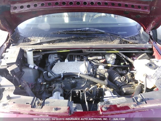 1GNDV23L65D171637 - 2005 CHEVROLET UPLANDER LS MAROON photo 10