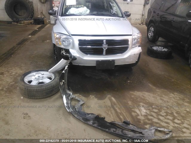 1B3HB48B48D539012 - 2008 DODGE CALIBER SXT SILVER photo 6