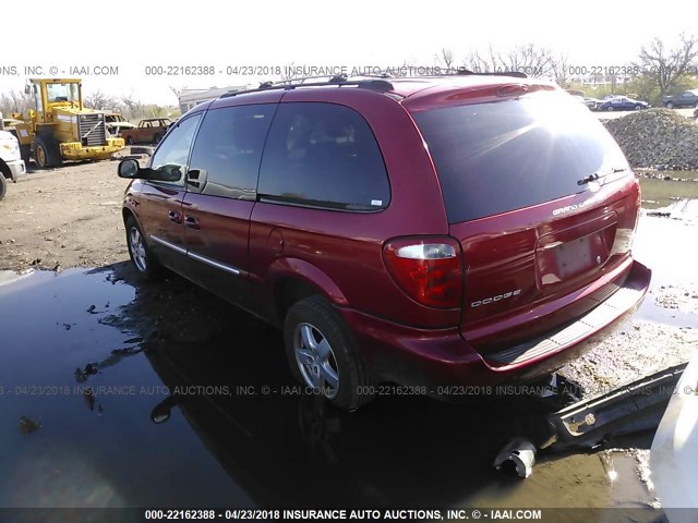 2D4GP54L73R374257 - 2003 DODGE GRAND CARAVAN ES MAROON photo 3