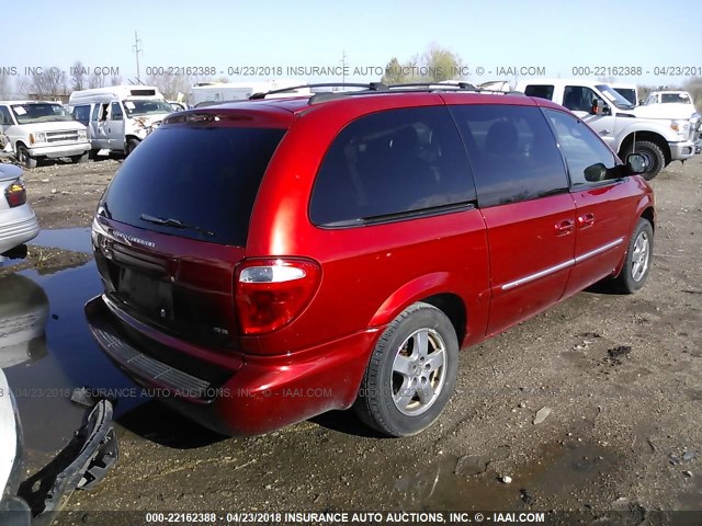 2D4GP54L73R374257 - 2003 DODGE GRAND CARAVAN ES MAROON photo 4