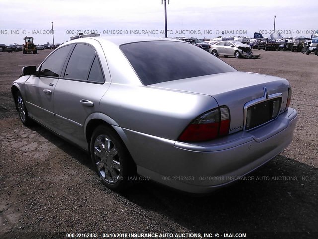 1LNHM87A13Y691769 - 2003 LINCOLN LS SILVER photo 3