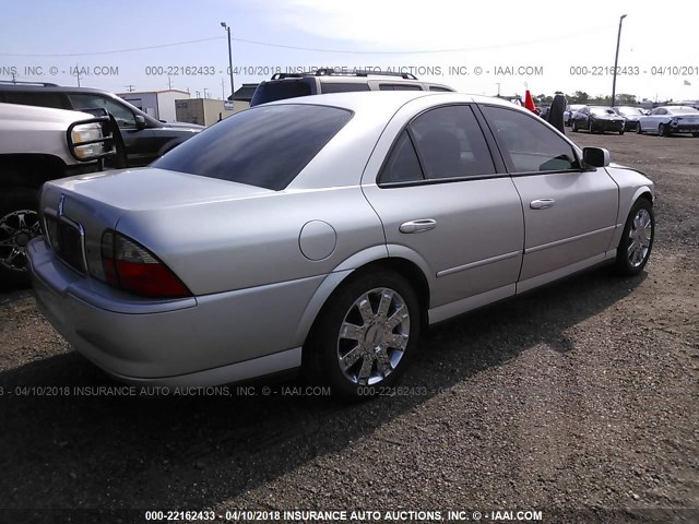 1LNHM87A13Y691769 - 2003 LINCOLN LS SILVER photo 4