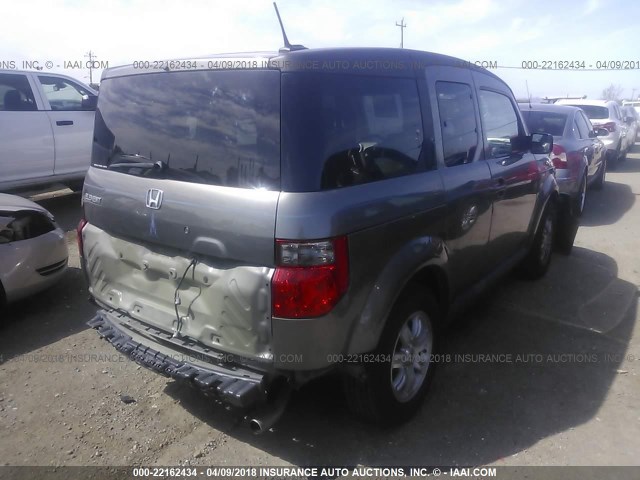 5J6YH287X7L016248 - 2007 HONDA ELEMENT EX TAN photo 4