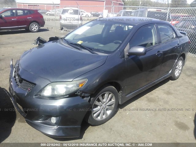 2T1BU40E99C117773 - 2009 TOYOTA COROLLA S/LE/XLE Pewter photo 2