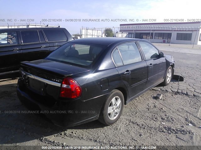 1G1ZT54874F137699 - 2004 CHEVROLET MALIBU LS 黑色 照片 4