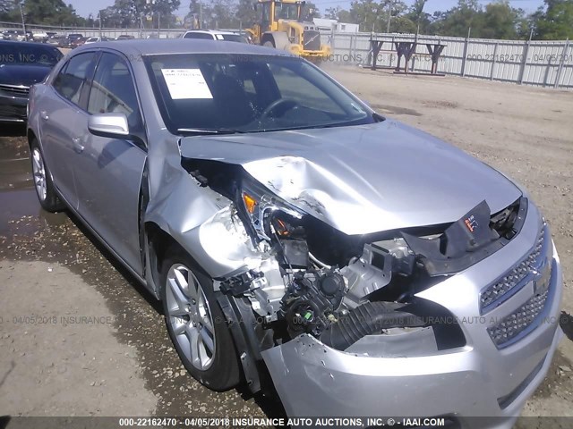 1G11D5RR4DF121424 - 2013 CHEVROLET MALIBU 1LT SILVER photo 1