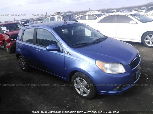 KL1TD66E69B626474 - 2009 CHEVROLET AVEO LS/LT 蓝色 照片 1