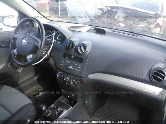 KL1TD66E69B626474 - 2009 CHEVROLET AVEO LS/LT 蓝色 照片 5