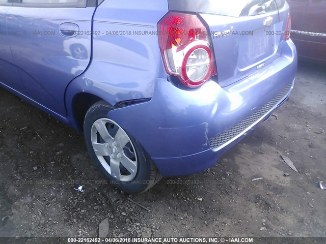 KL1TD66E69B626474 - 2009 CHEVROLET AVEO LS/LT 蓝色 照片 6