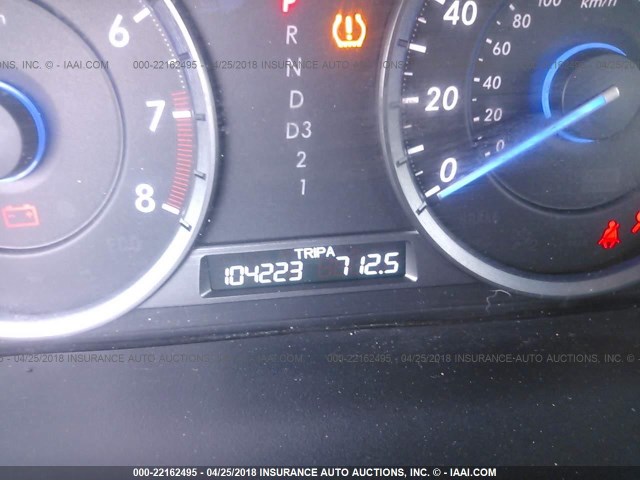 5J6TF2H50CL000049 - 2012 HONDA CROSSTOUR EXL ნაცრისფერი ფოტო 7