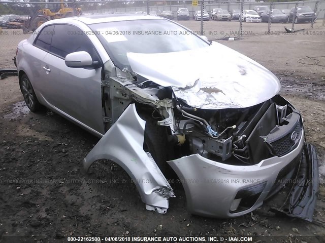 KNAFW6A37D5676827 - 2013 KIA FORTE SX SILVER photo 1