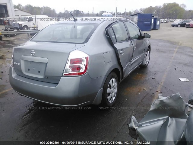 3N1AB61E38L612240 - 2008 NISSAN SENTRA 2.0/2.0S/2.0SL GRAY photo 4