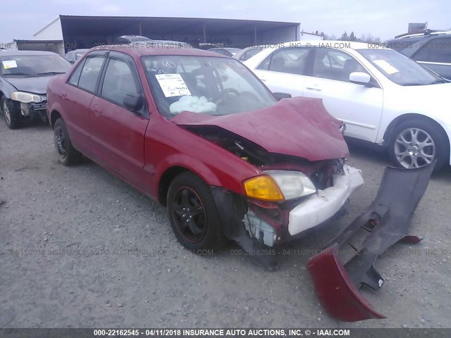 JM1BJ2227Y0278437 - 2000 MAZDA PROTEGE DX/LX RED photo 1