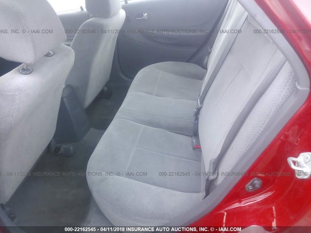 JM1BJ2227Y0278437 - 2000 MAZDA PROTEGE DX/LX RED photo 8